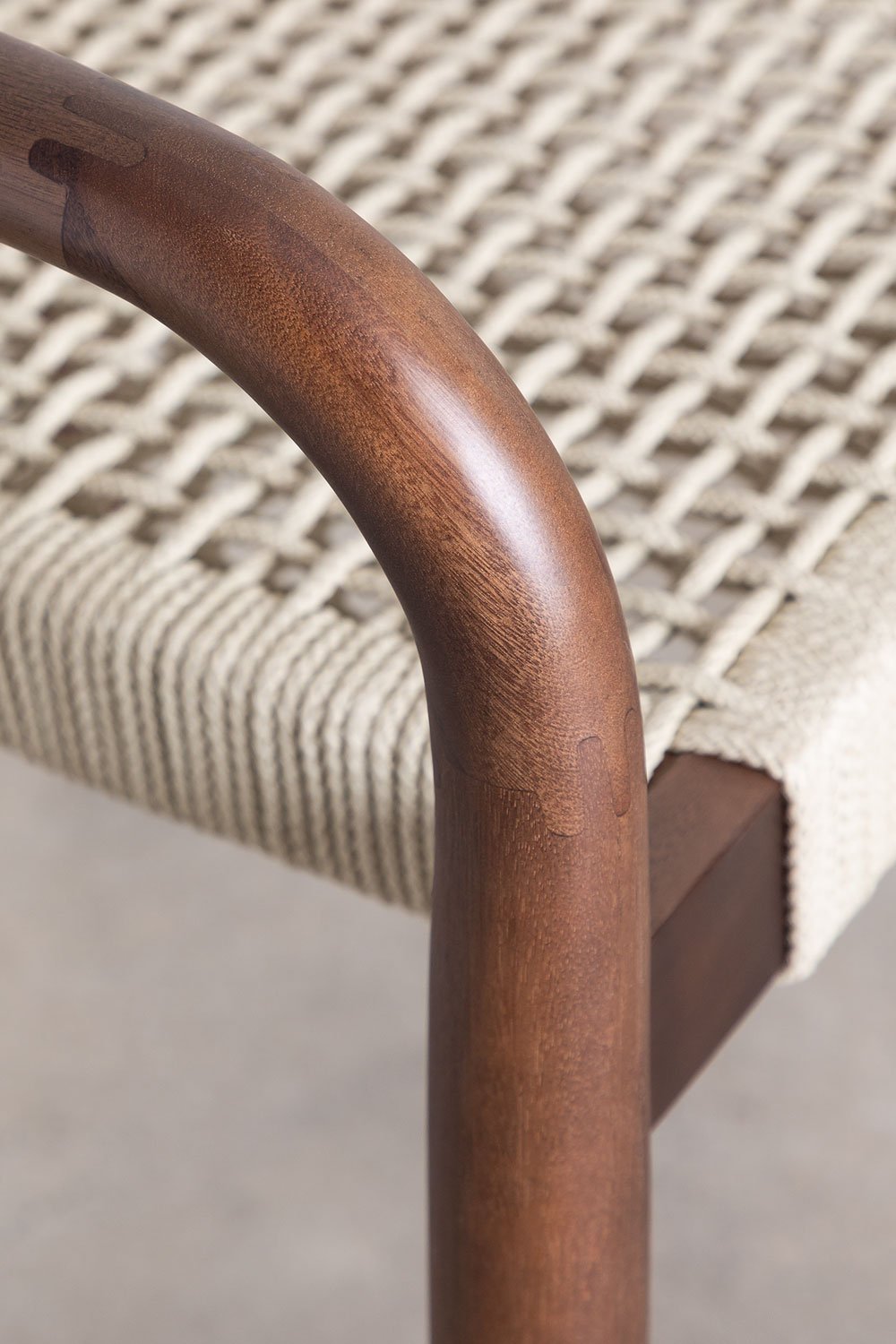 Pack of 4 garden chairs with wooden armrests Naele Vintage  , gallery image 8