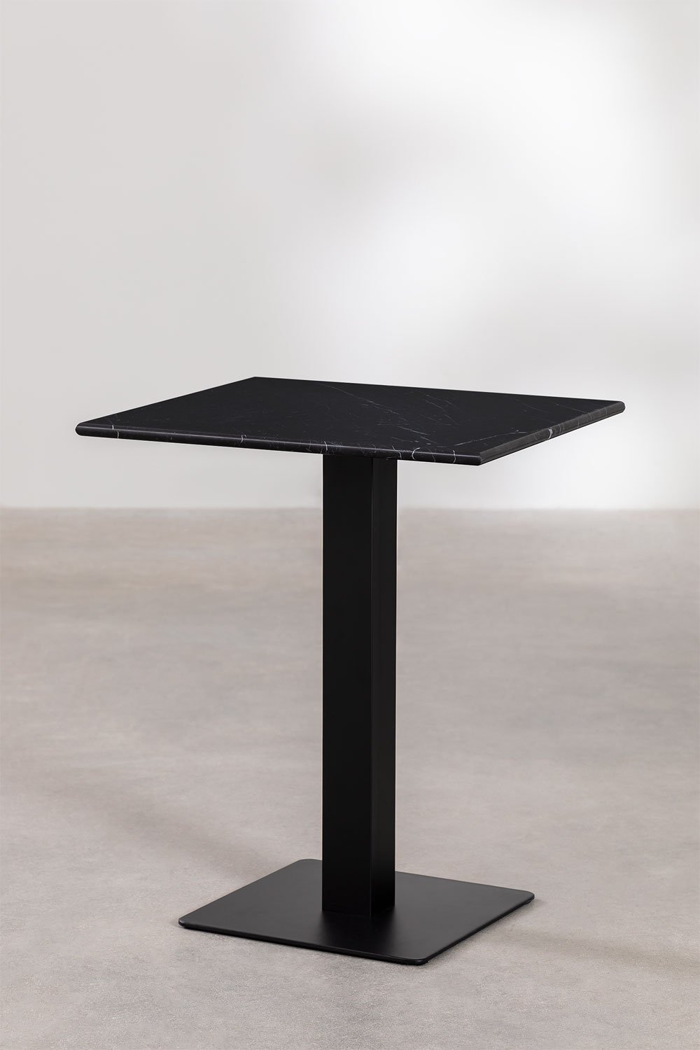 Square Bar Table in Livanto Marble, gallery image 1