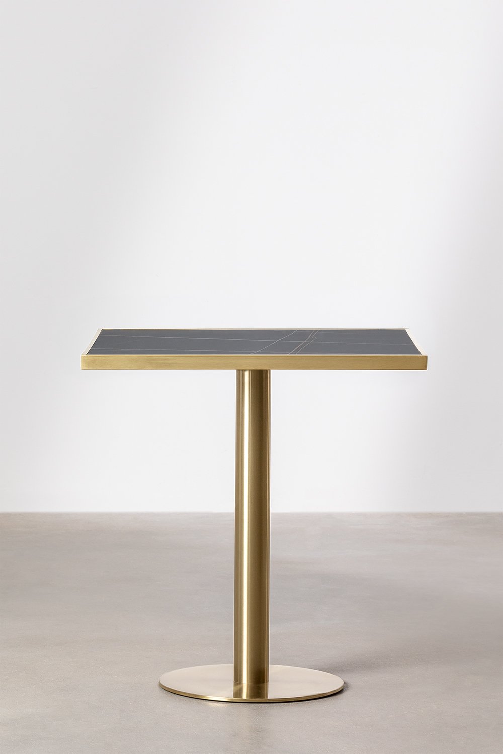 Square Stoneware Bar Table (70x70 cm) Manhattan, gallery image 3