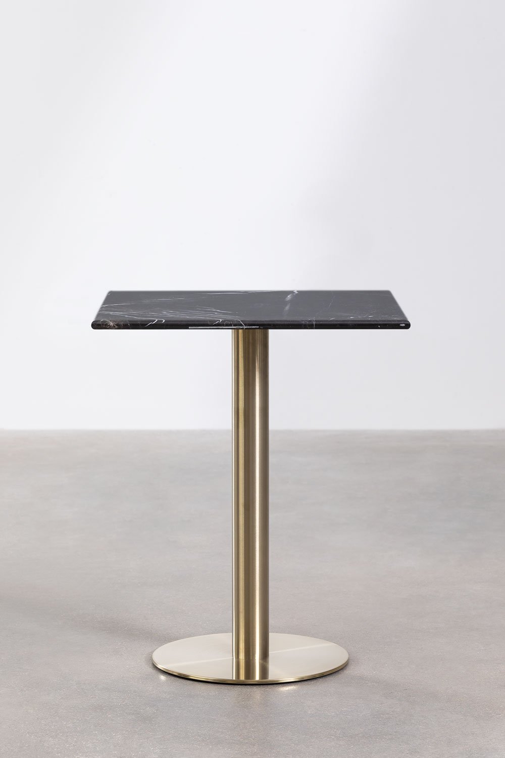 Cosmopolitan square marble bar table, gallery image 3