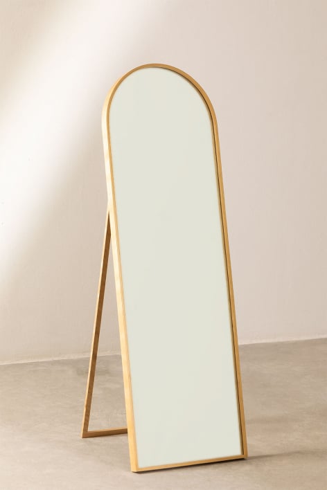 Pine Wood Standing Mirror (137x45.5 cm) Naty