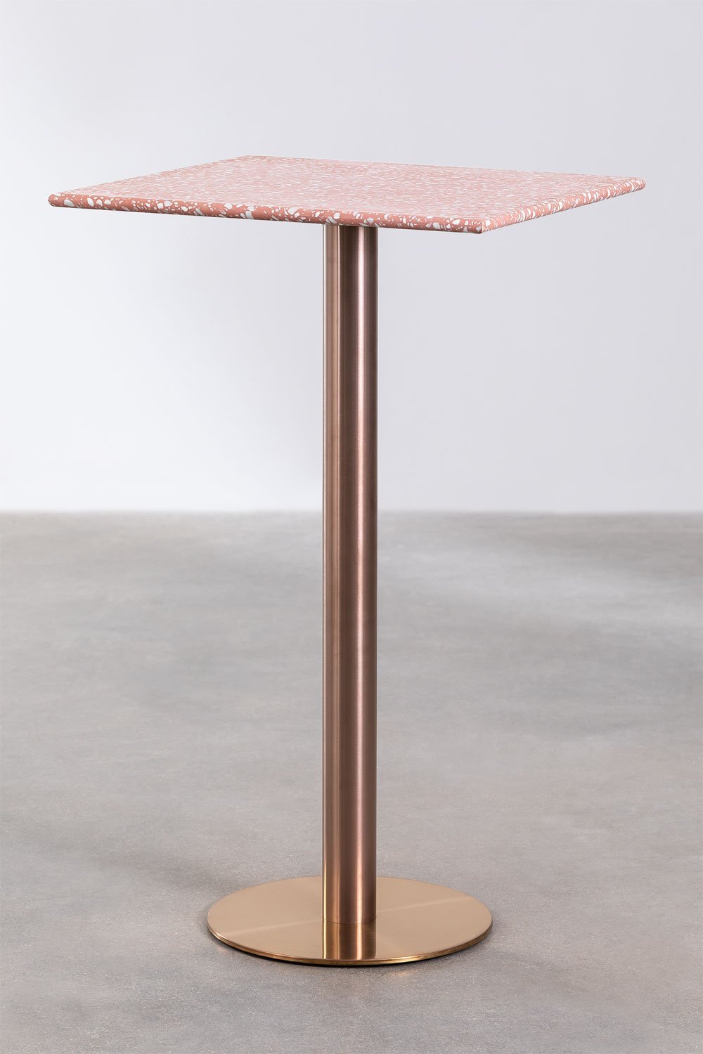 Square Terrazo High Bar Table (60x60 cm) Malibu, gallery image 1