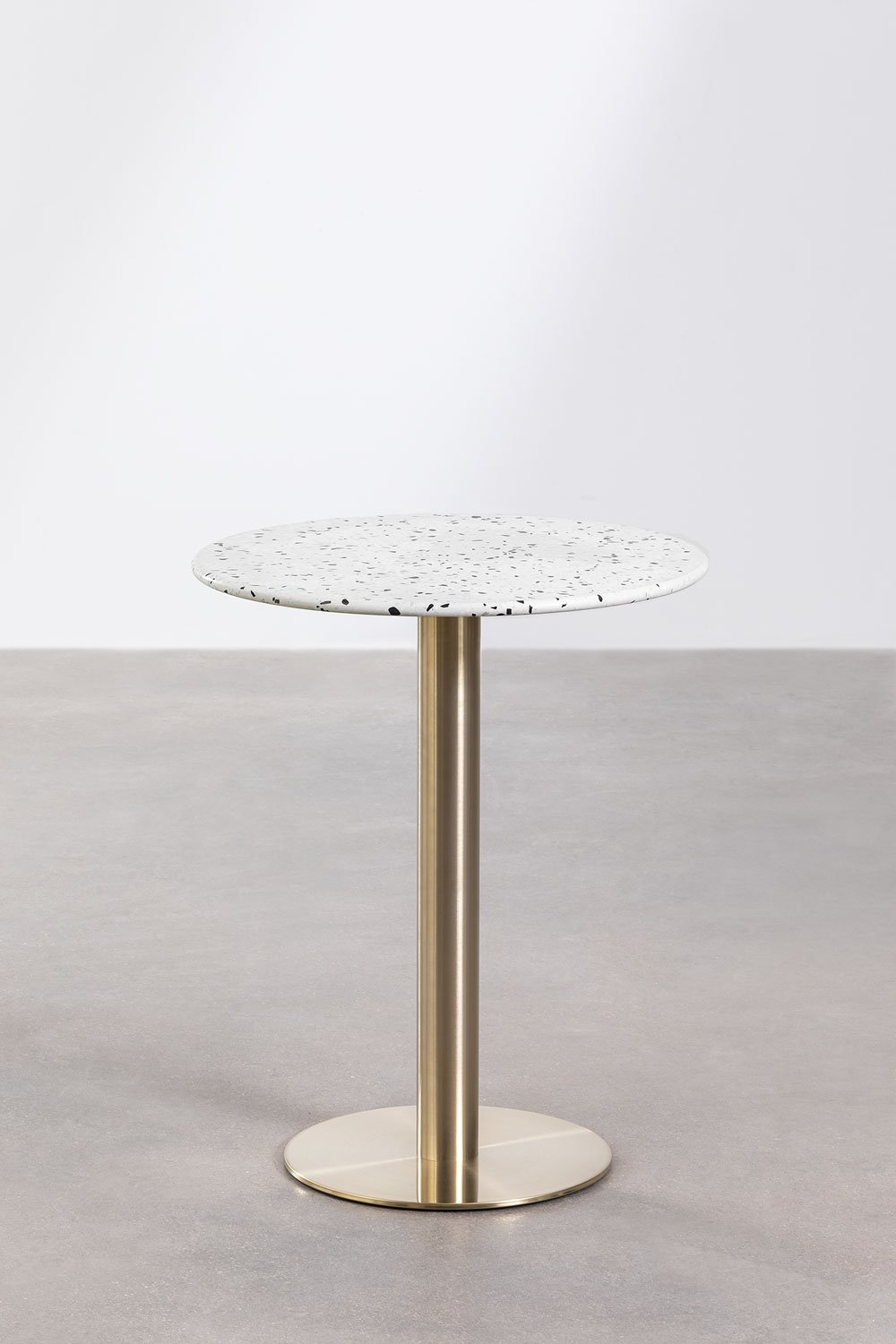 Round Terrazzo Bar Table (Ø60 cm) Malibu, gallery image 1