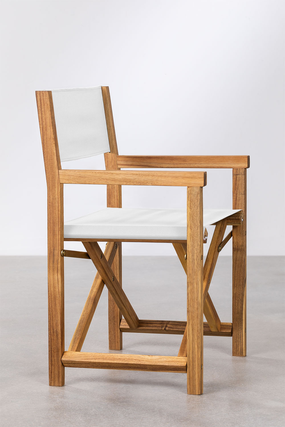 Acacia Wood Folding Director's Garden Chair BARDEM SKLUM