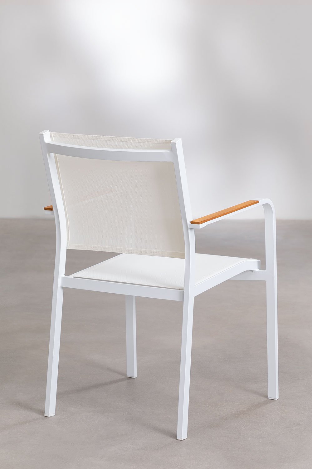 Stackable aluminum online chairs