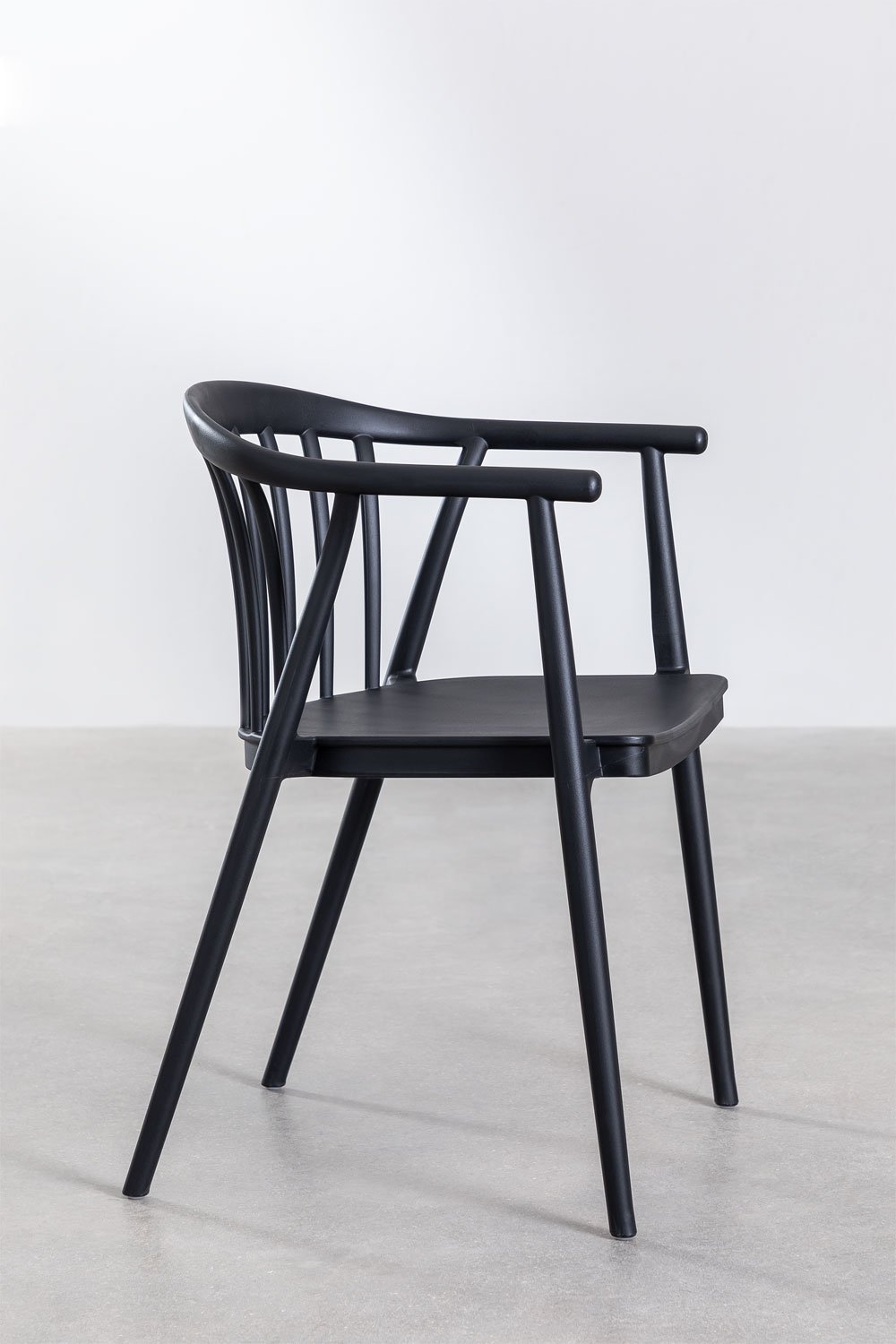 Black garden dining discount chairs