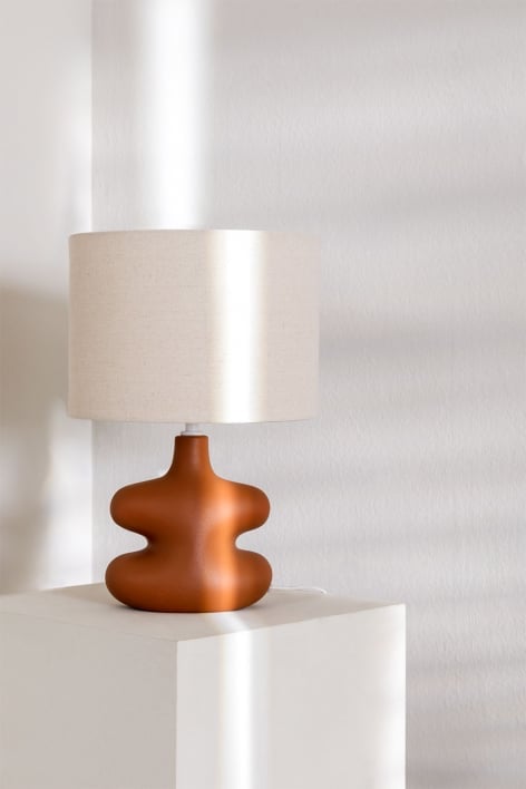 Linen Table Lamp Masaya