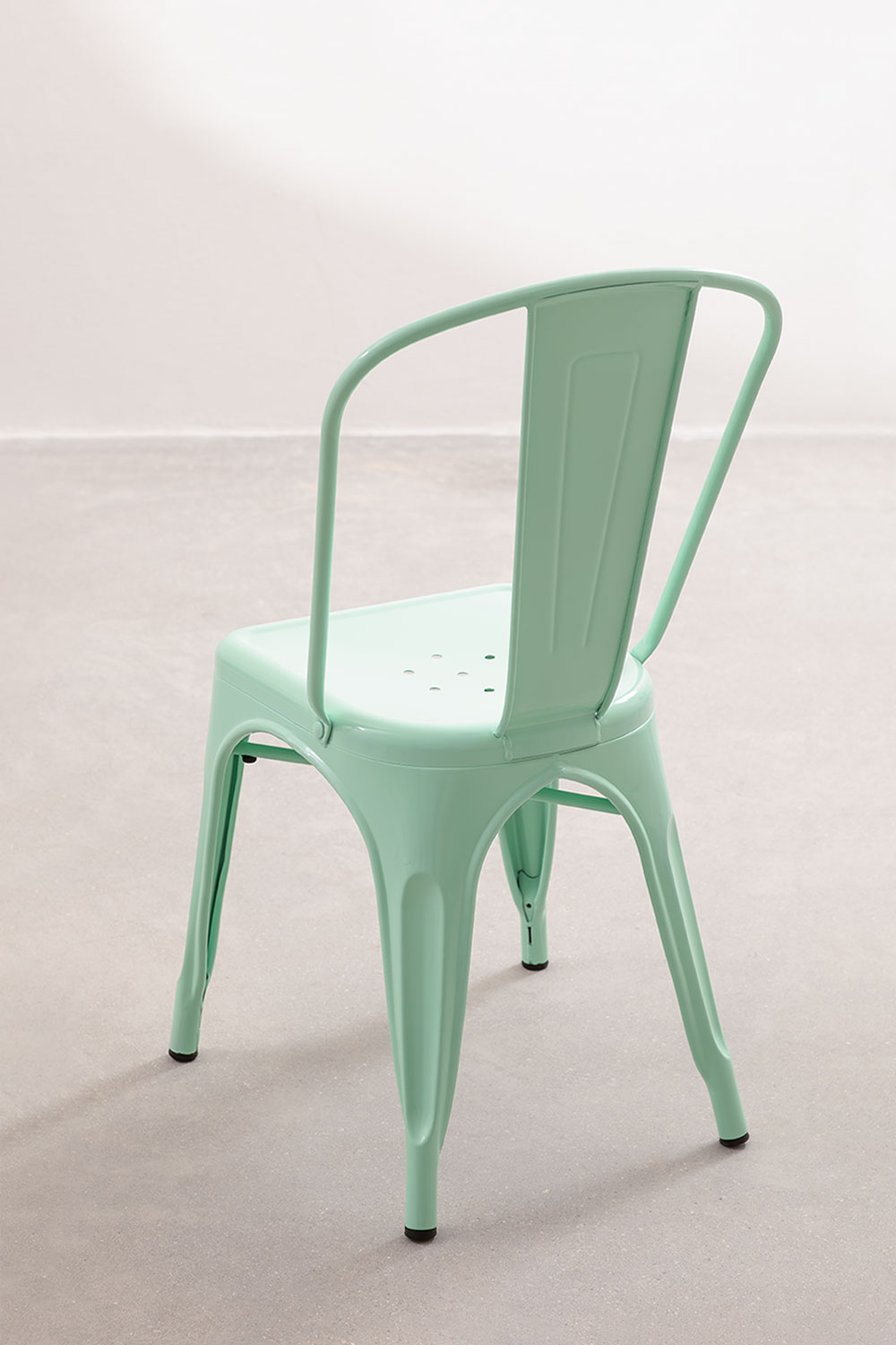 Mint green online metal chairs