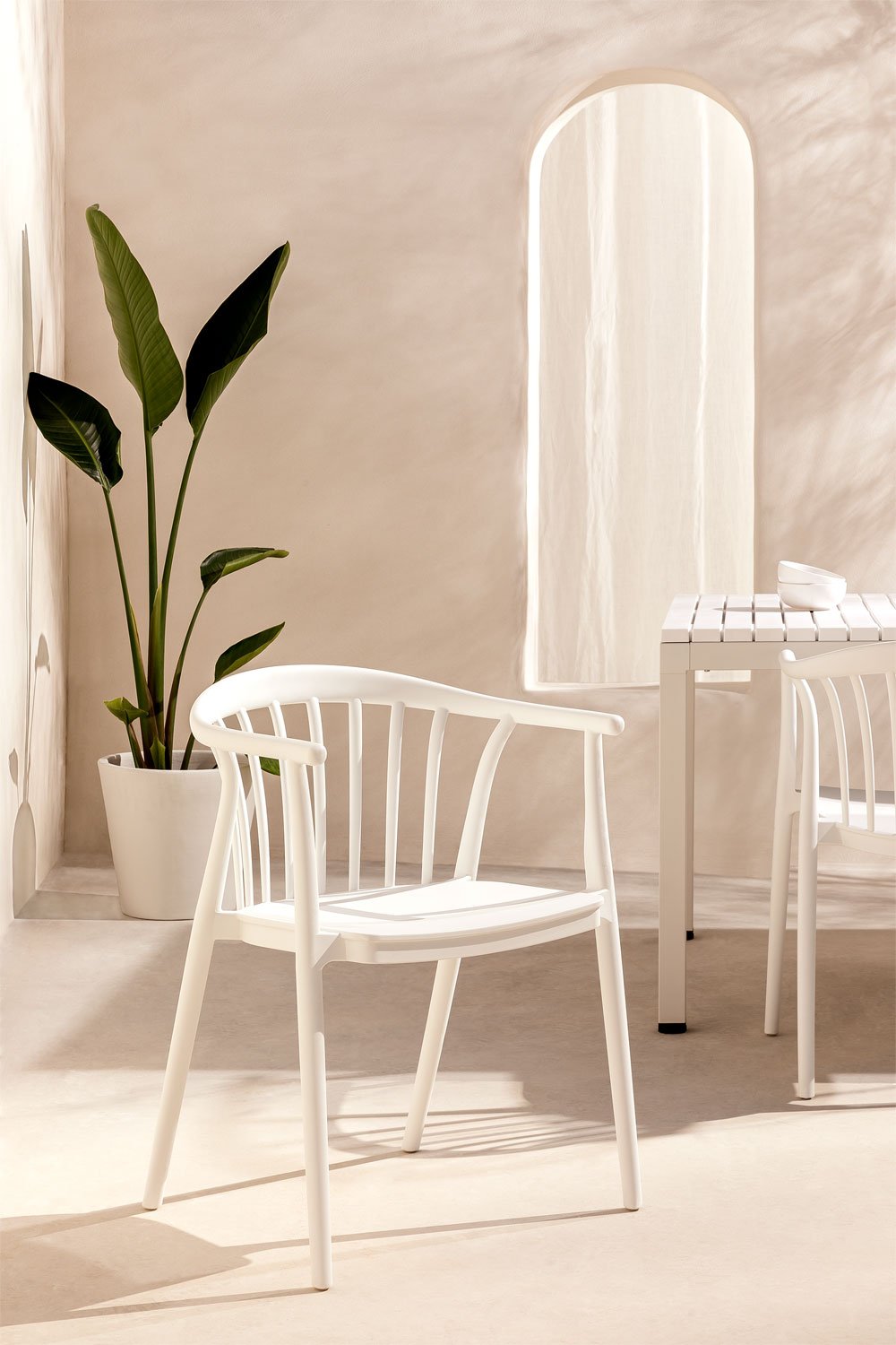 Ivor pack of 2 stackable garden chairs SKLUM