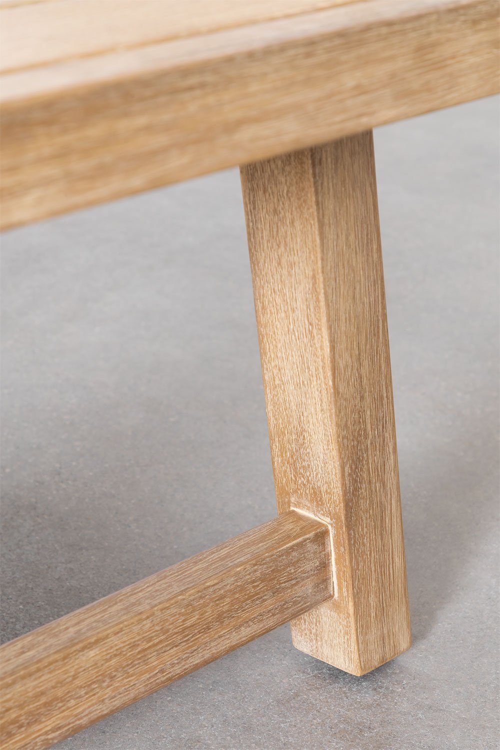 Rectangular coffee table 130x75 cm in Dubai acacia wood, gallery image 5