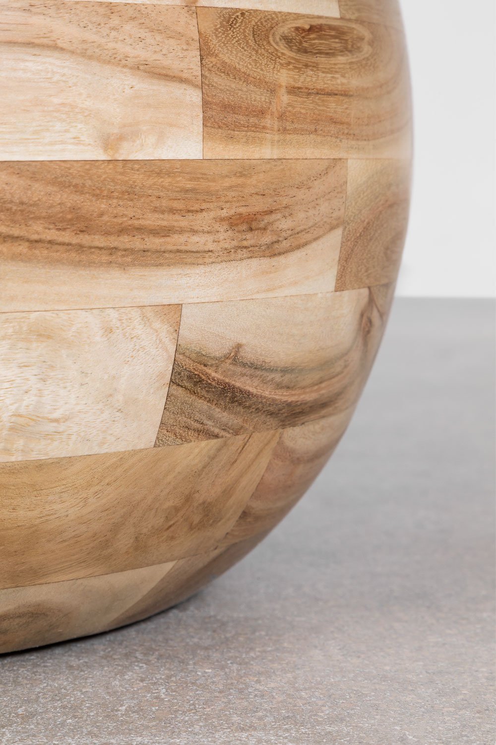 Acacia Wood Coffee Table Dalen (Ø90 cm) , gallery image 4