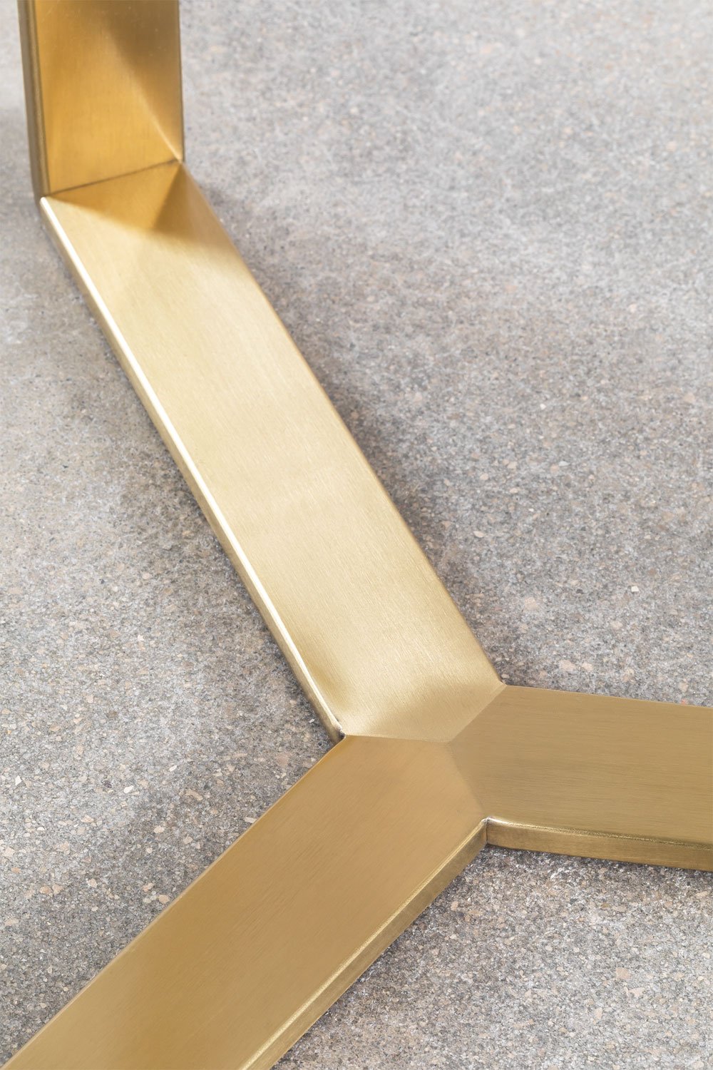 Glass & Steel Side Table (Ø45 cm) Amelia, gallery image 5