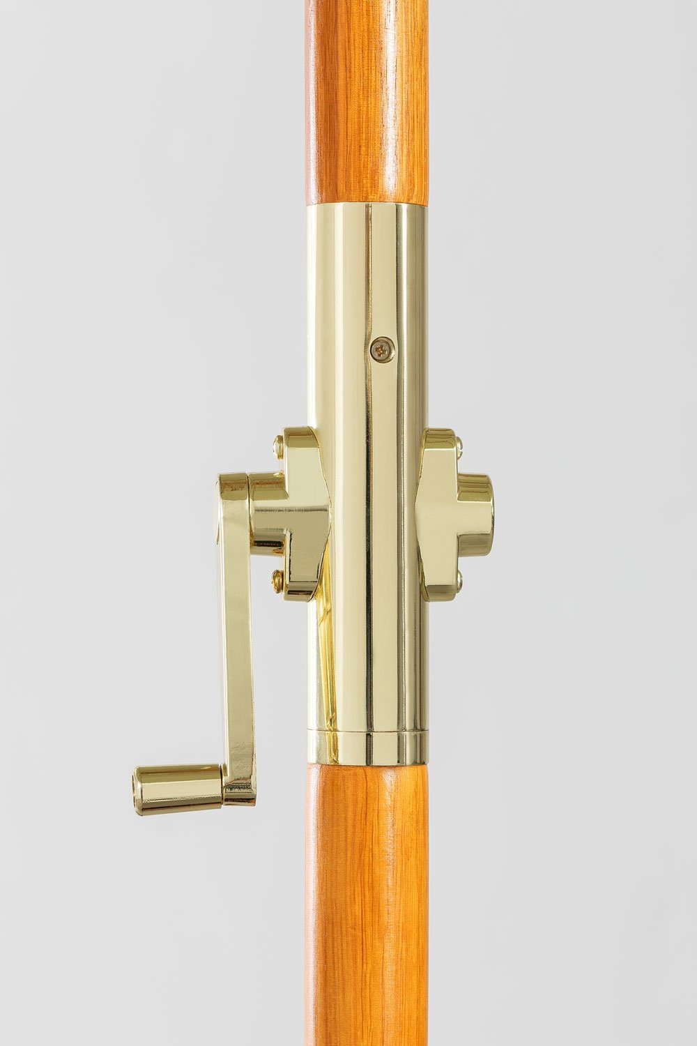 Parasol Ø290 cm in fabric and wood Cretas, gallery image 7