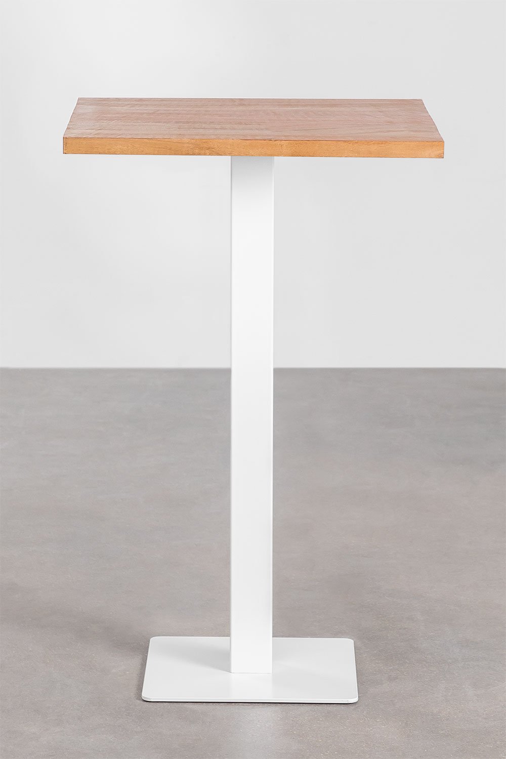 High square bar table in acacia wood Ristretto, gallery image 2