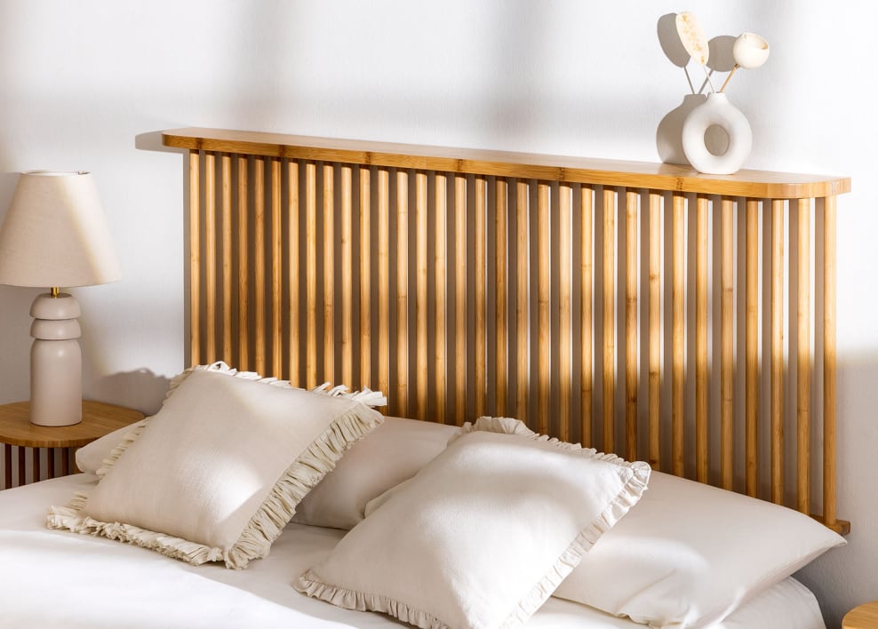 Bamboo headboard on sale