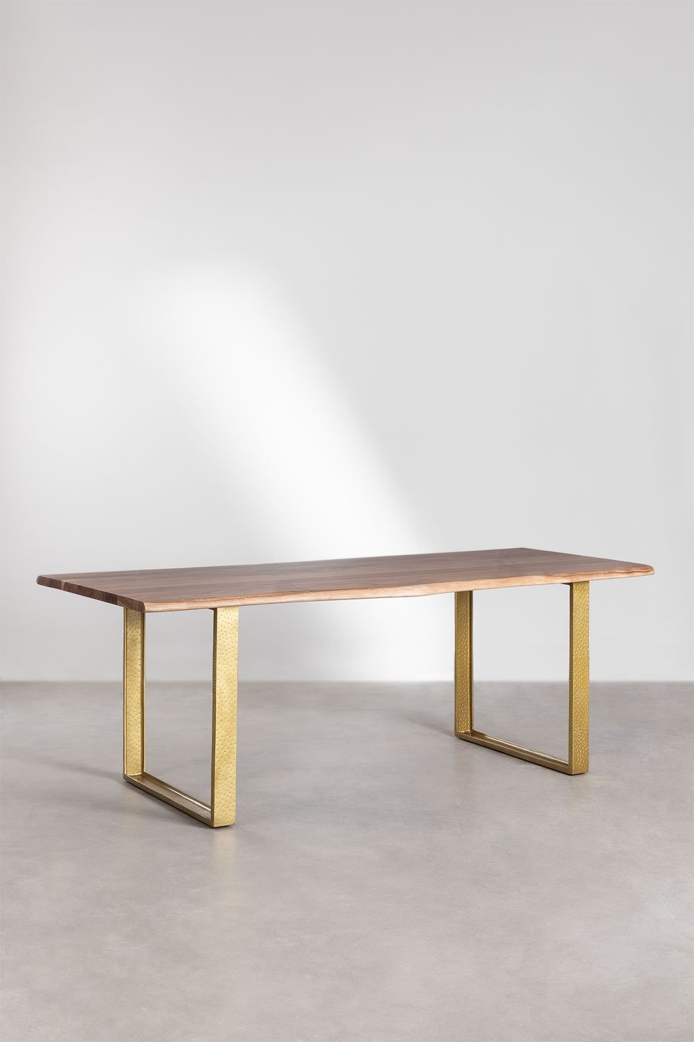 Rectangular Acacia Wood Dining Table (220x105 cm) Assier  , gallery image 2