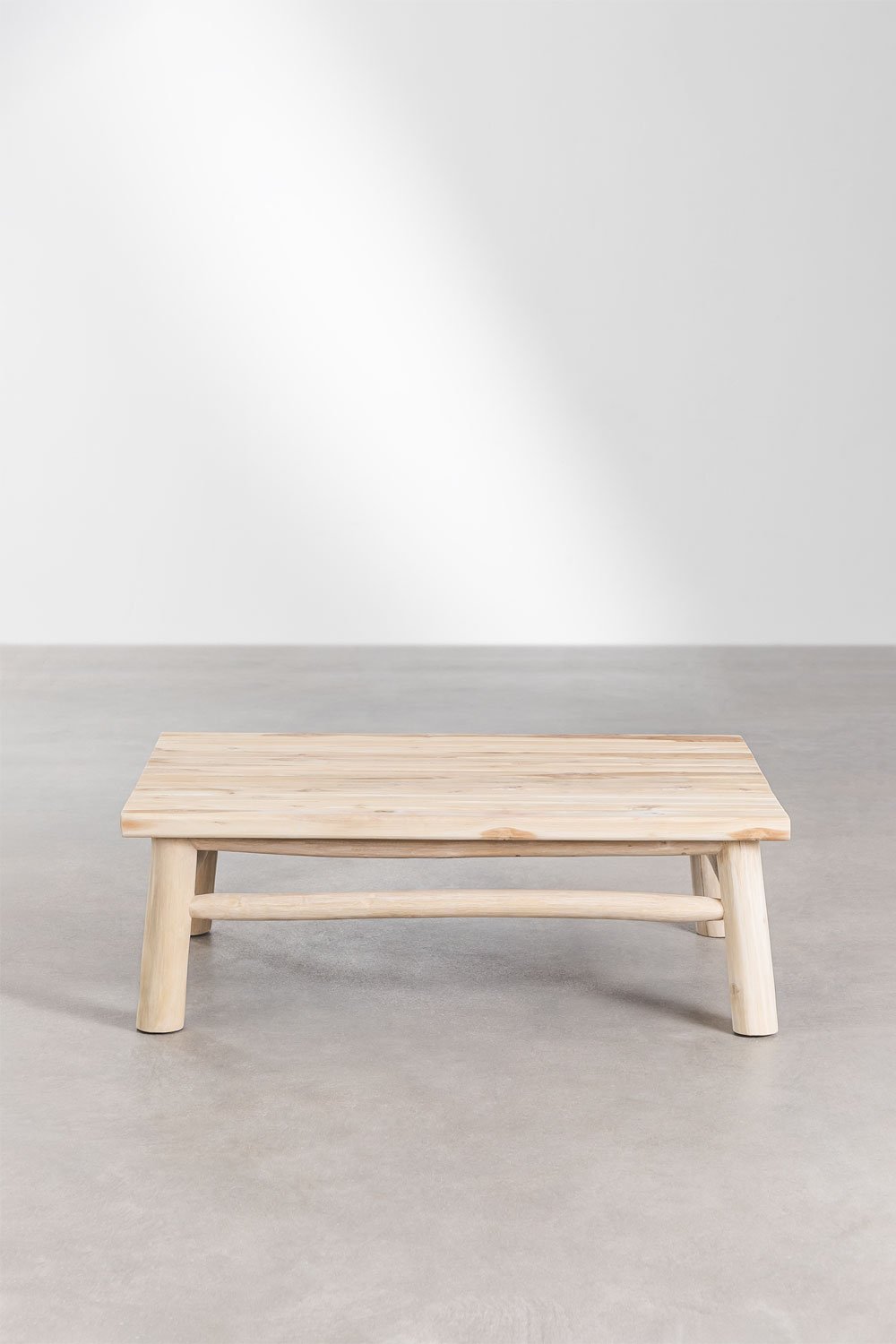 Coffee Table for Rectangular Garden in Teak Wood (120x80 cm) Narel, gallery image 2