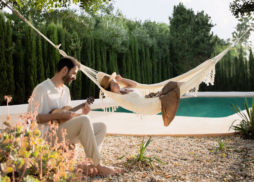 Hammocks for the clearance garden