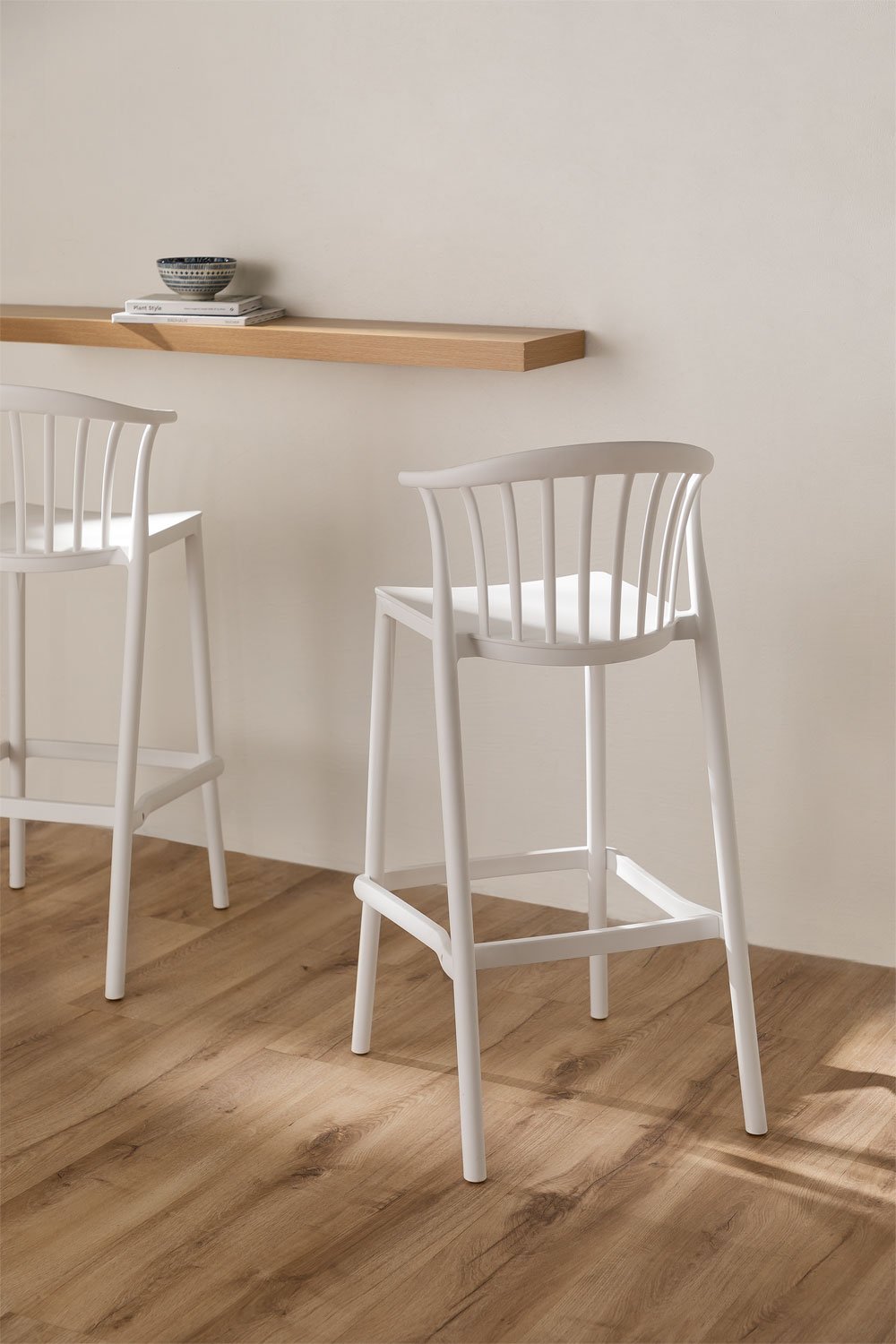 Ivor pack of 2 high stools, gallery image 1