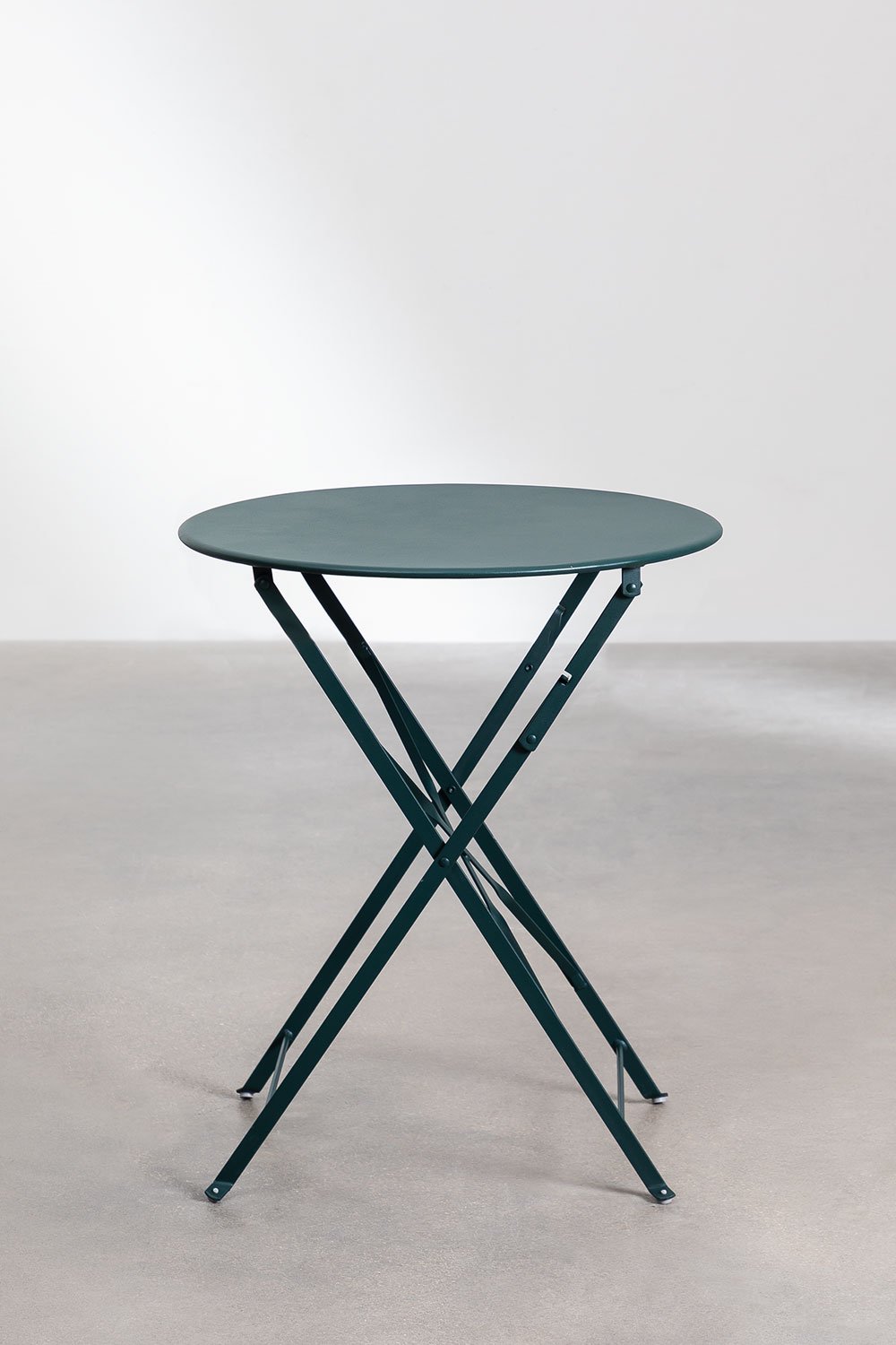 Folding steel table Ø60 cm Sergey, gallery image 2