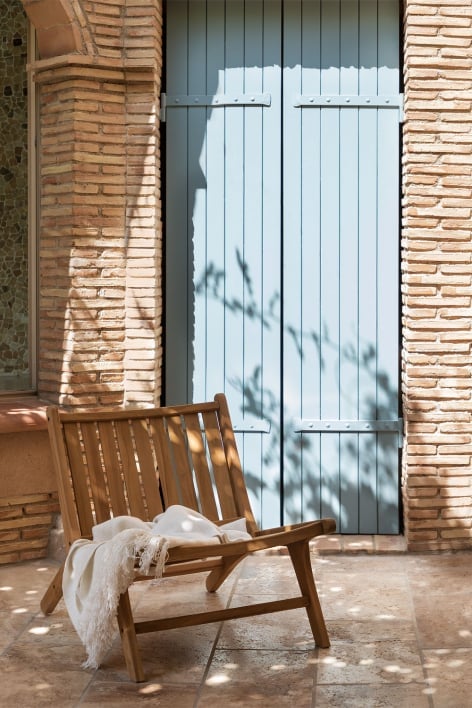 Caima Teak Wood Garden Armchair