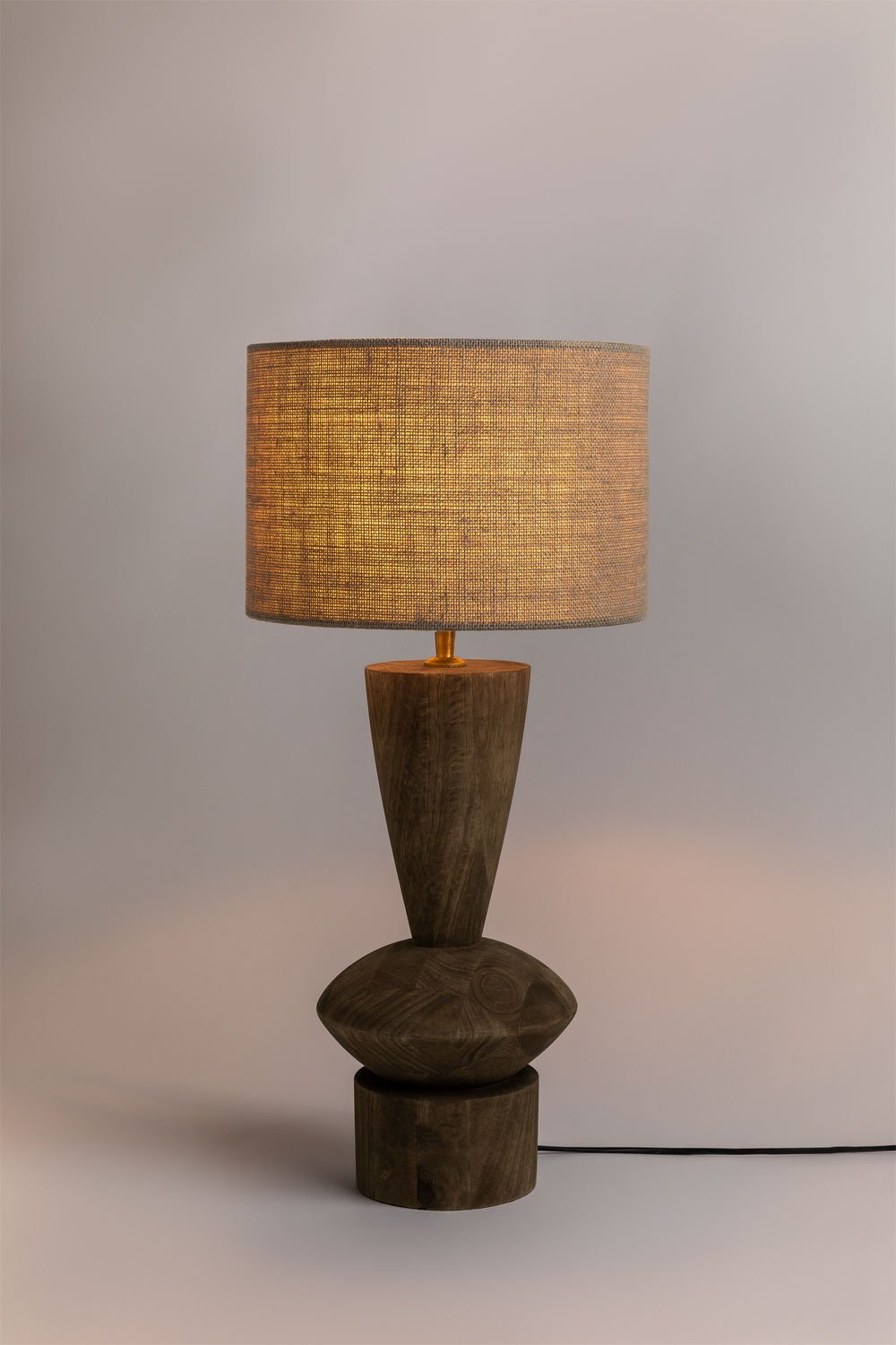 Keysburg mango wood table lamp SKLUM