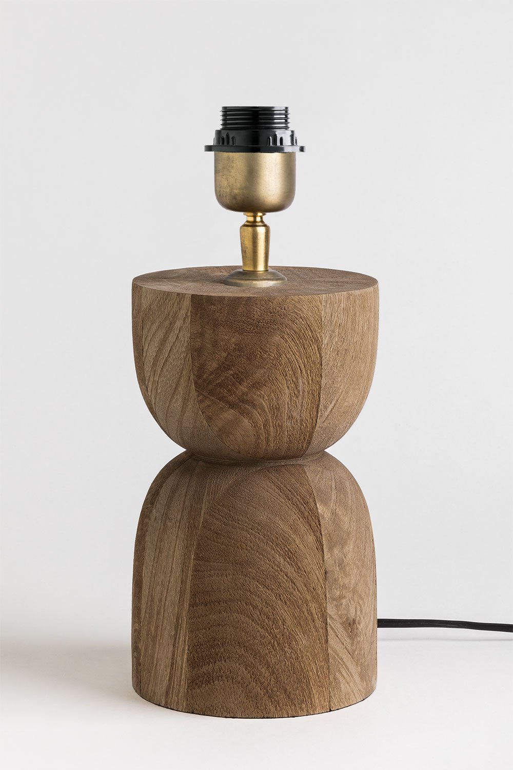 Mango wood table lamp base Diniz, gallery image 2