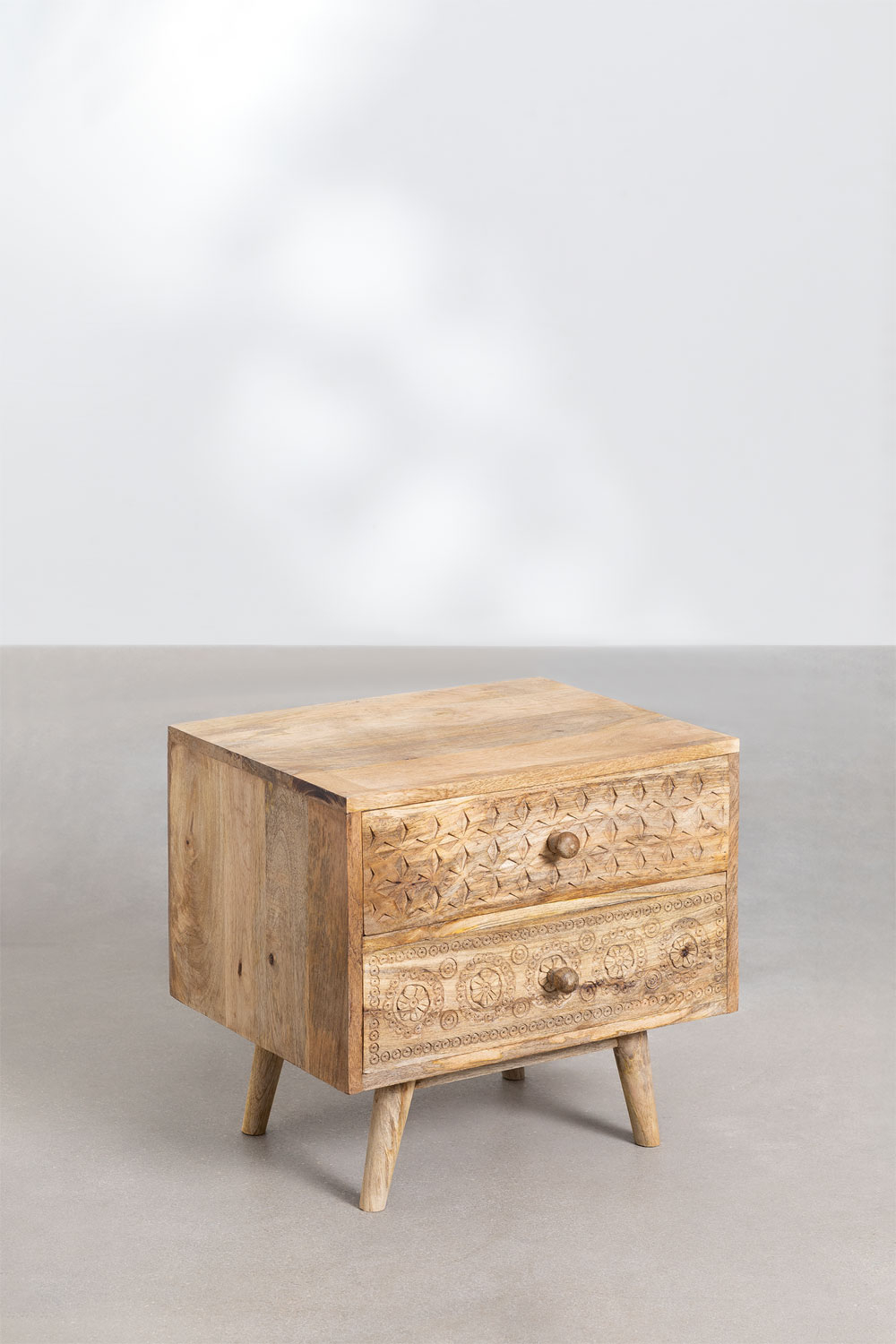 Mango shop wood nightstand