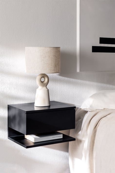 Floating Bedside Table with Drawer Griviza