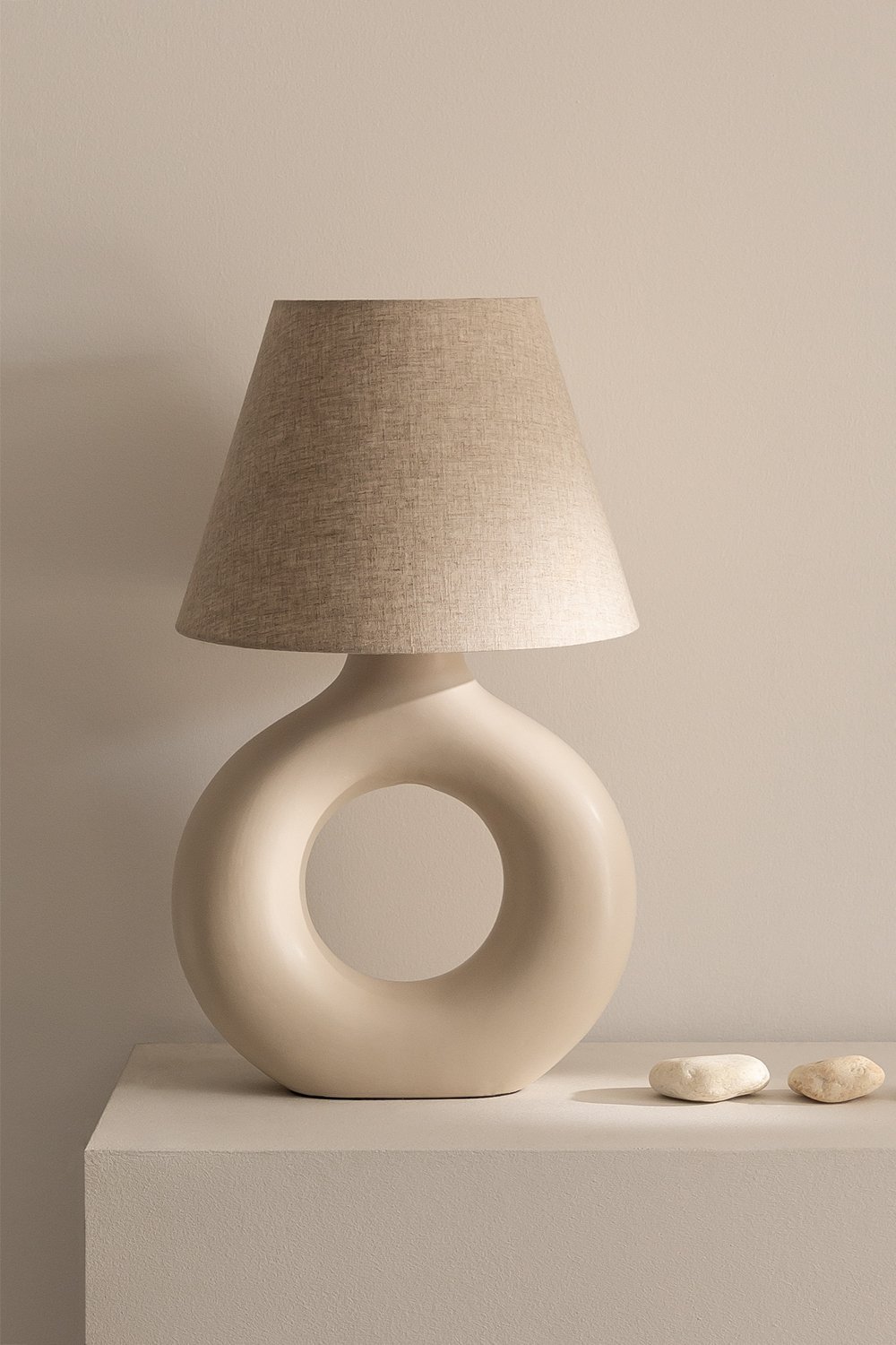 Foltest ceramic table lamp, gallery image 1
