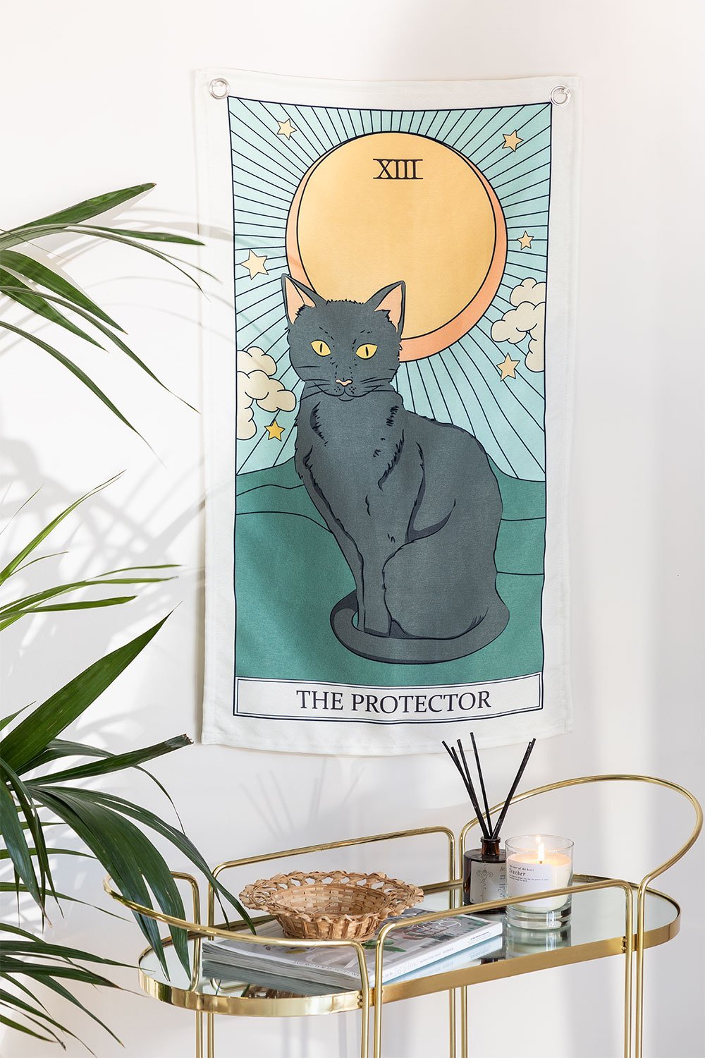 Tarot Style wall mural tapestry, gallery image 1