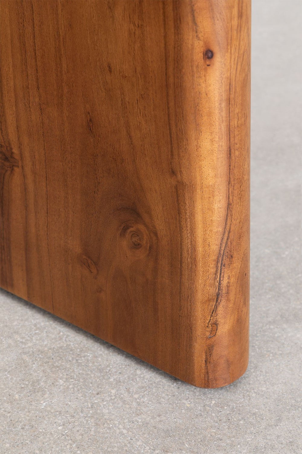 Ambyl acacia wood hallway console table, gallery image 7