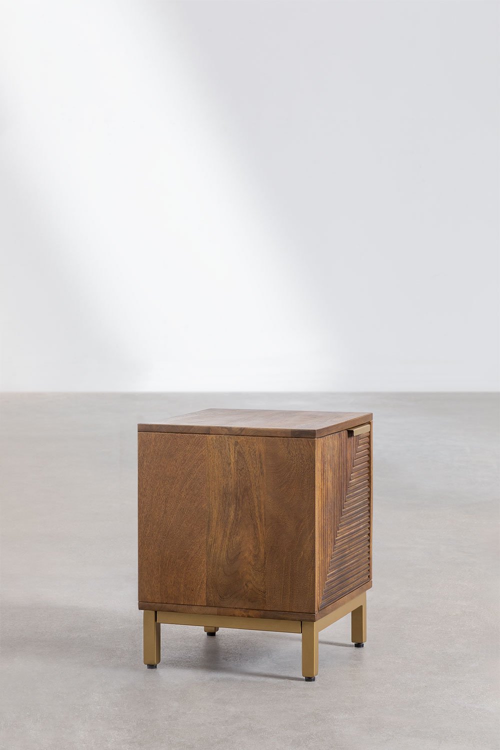Baty Mango Wood Nightstand, gallery image 3