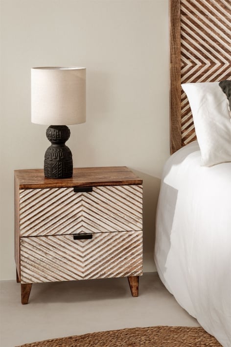 Balary mango wood nightstand