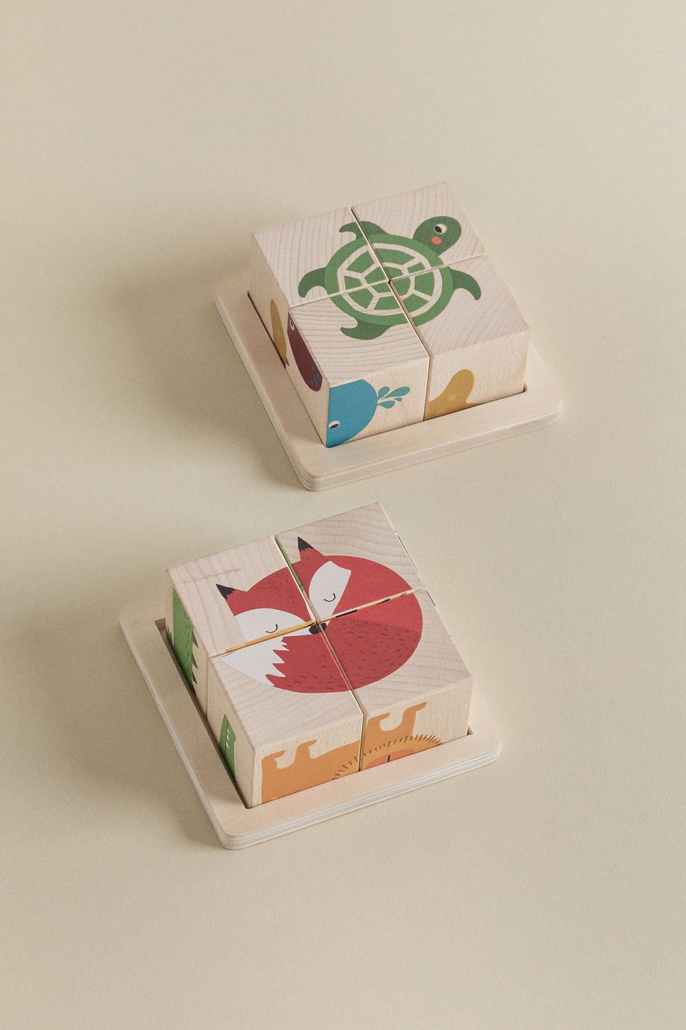 4-piece wooden puzzle Lopart Kids, gallery image 6