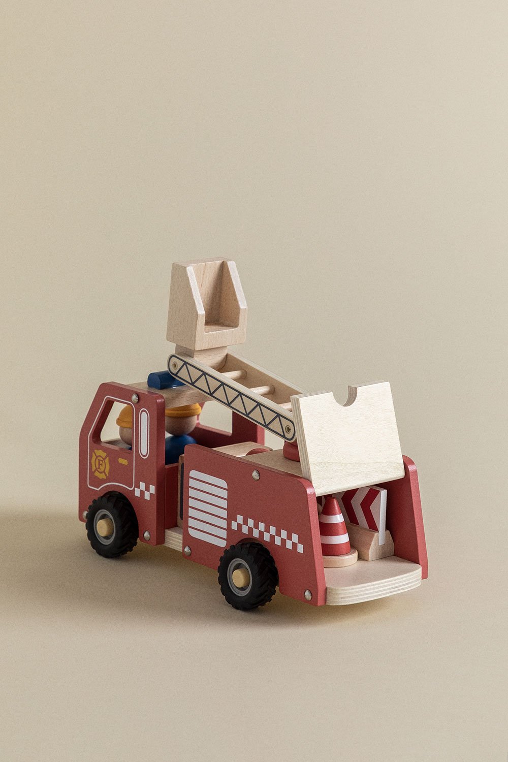 Kenan Kids Wooden Fire Truck, gallery image 4