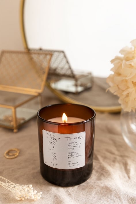 Aromatic Candle (200 gr) Zodiac Collection - White