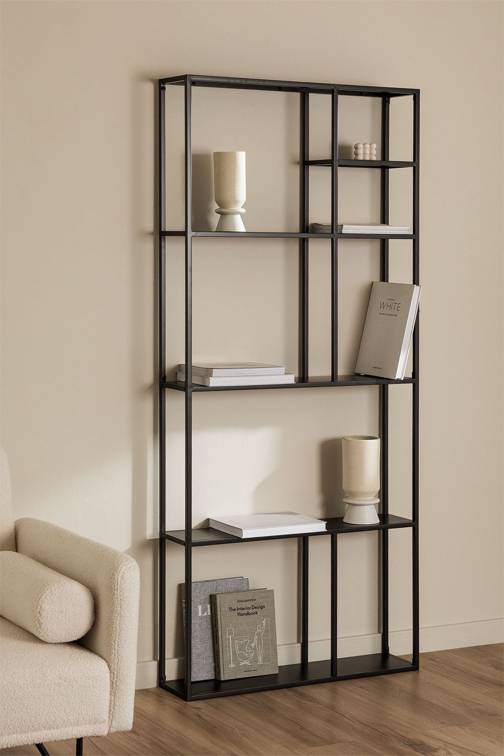 Modular Steel Wall Shelf (80 cm) Thura, gallery image 1