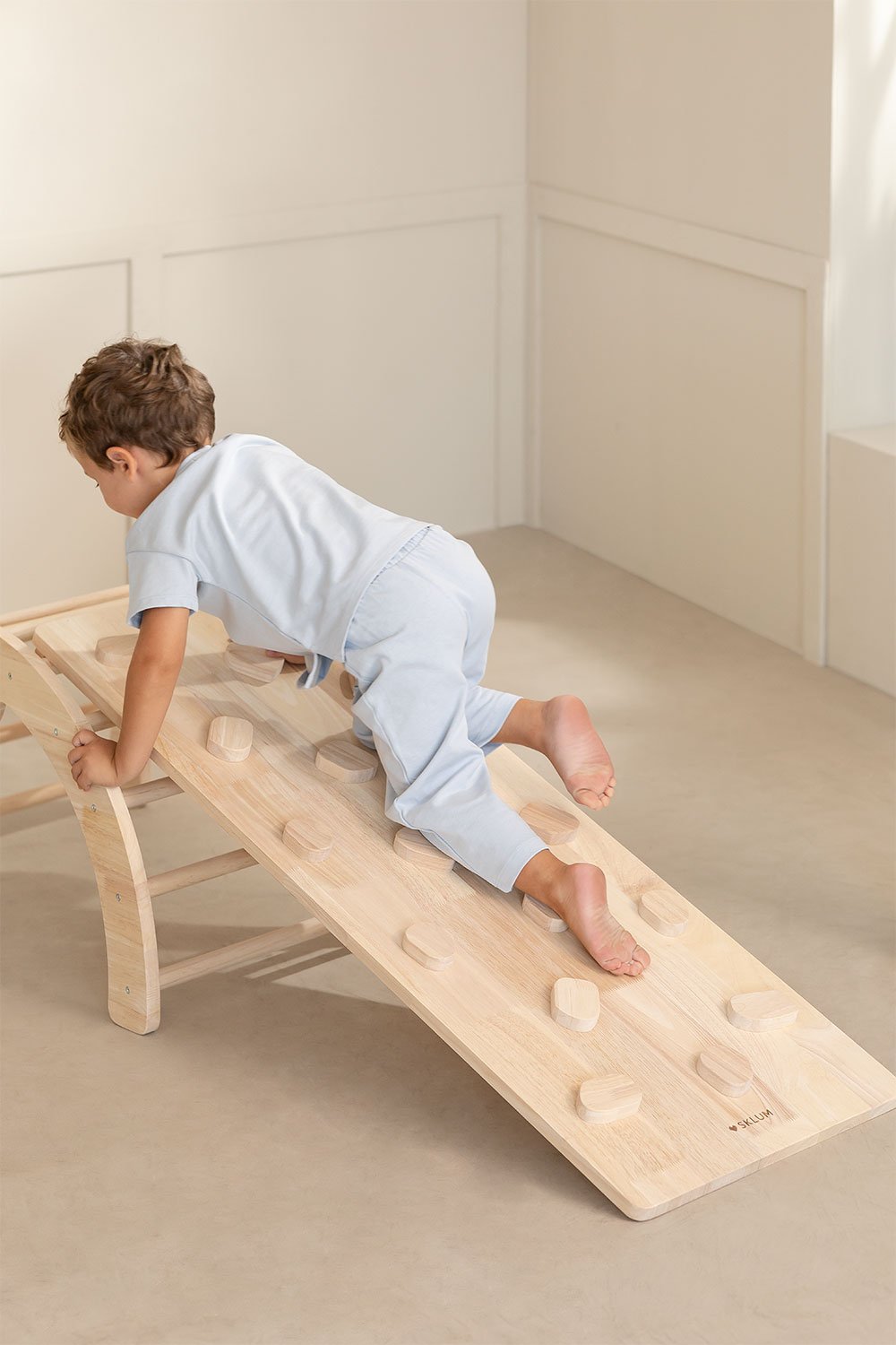 Learning  Climbing Ramp Pyqer Natural Kids, gallery image 1