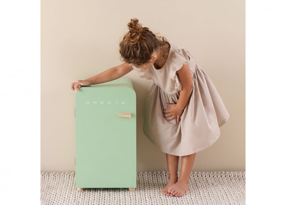 Retro Fridge Create Kids Wooden Refrigerator