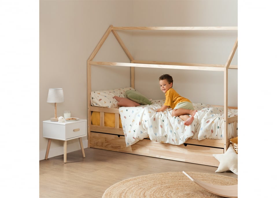 Wooden Bed for Mattress 90 cm Kelly Kids