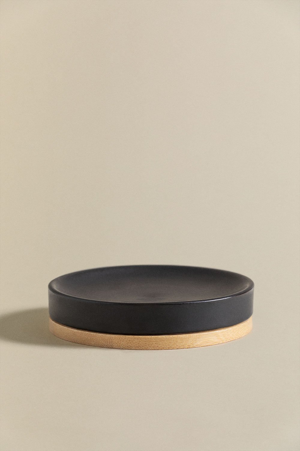 Elvan ceramic and bamboo soap dish, gallery image 3