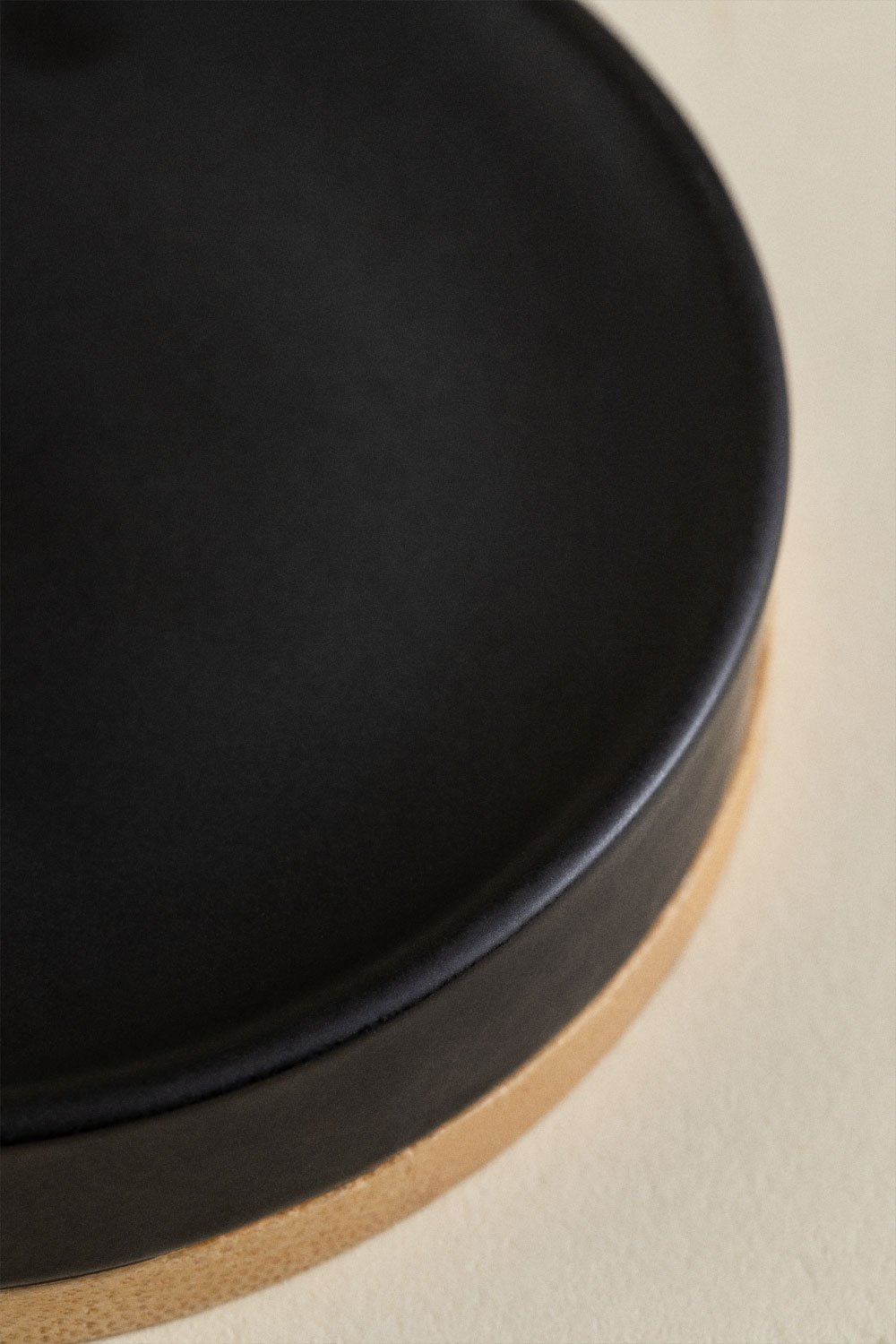 Elvan ceramic and bamboo soap dish, gallery image 4