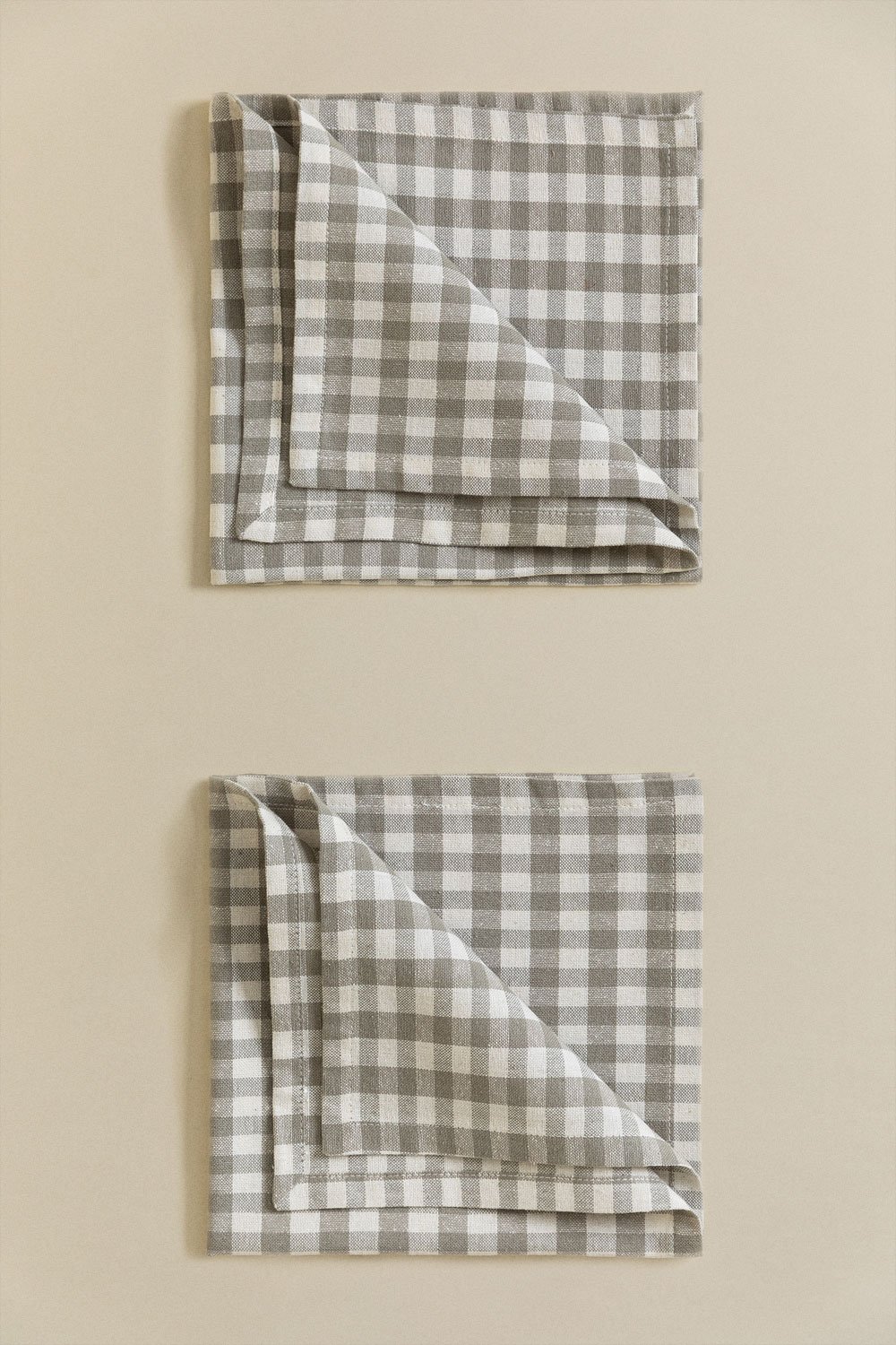 Pack of 2 Hillary cotton napkins, gallery image 2