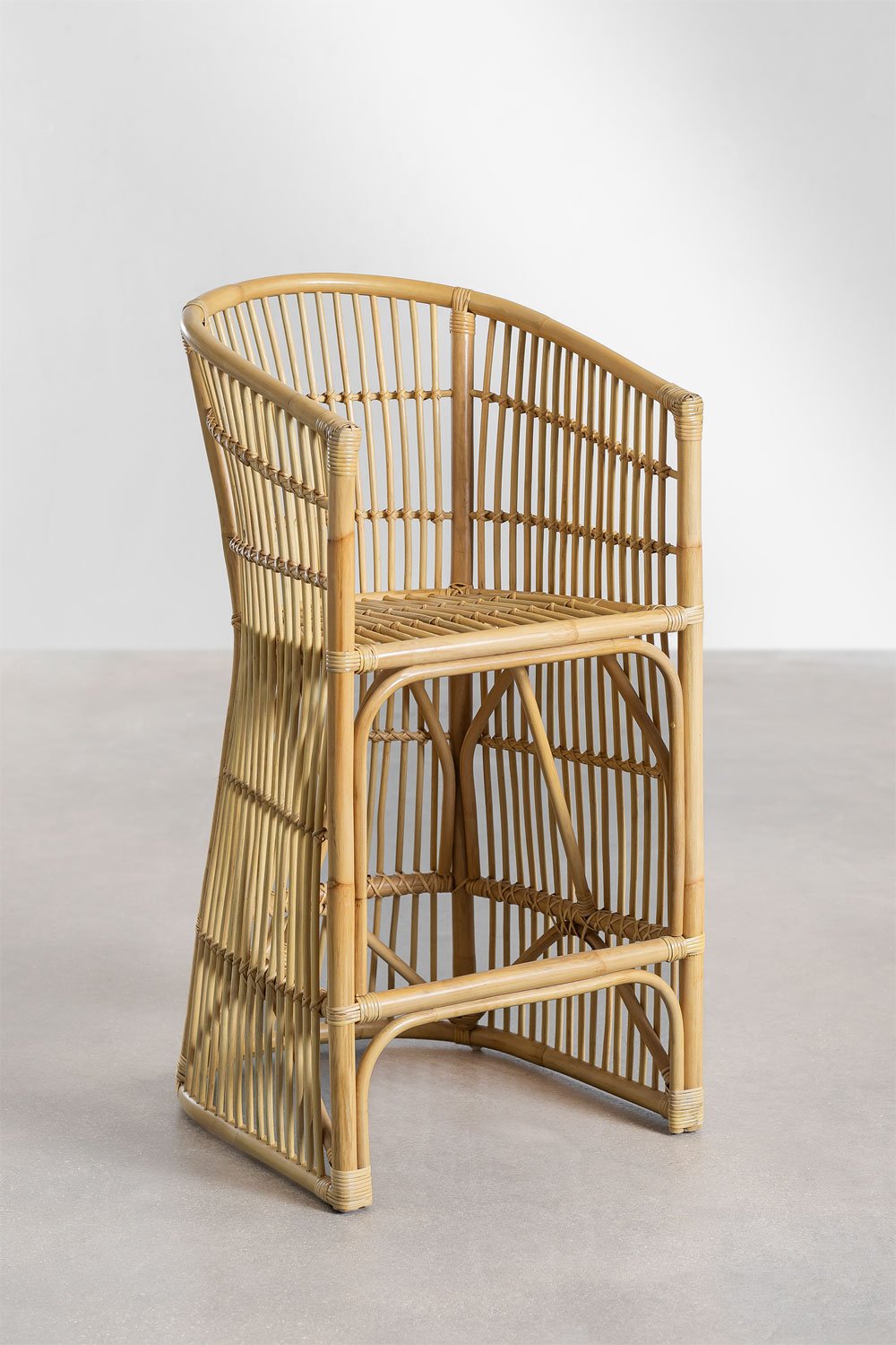 Izabal Style rattan(66 cm) high stool, gallery image 1