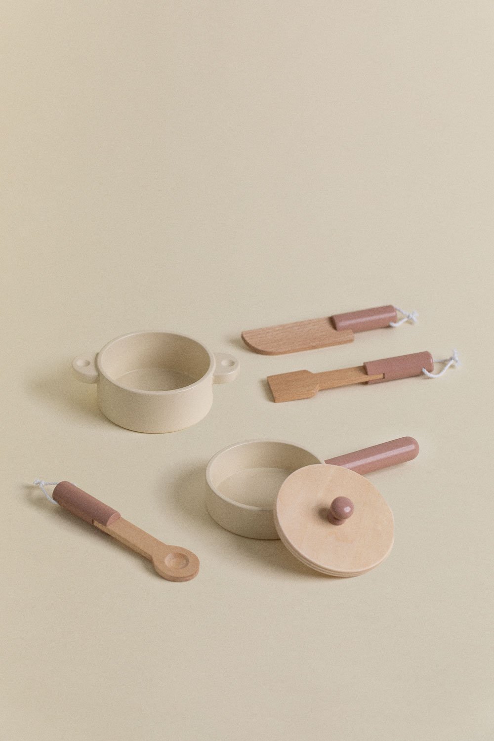 Drupy Kids wooden kitchen utensils SKLUM