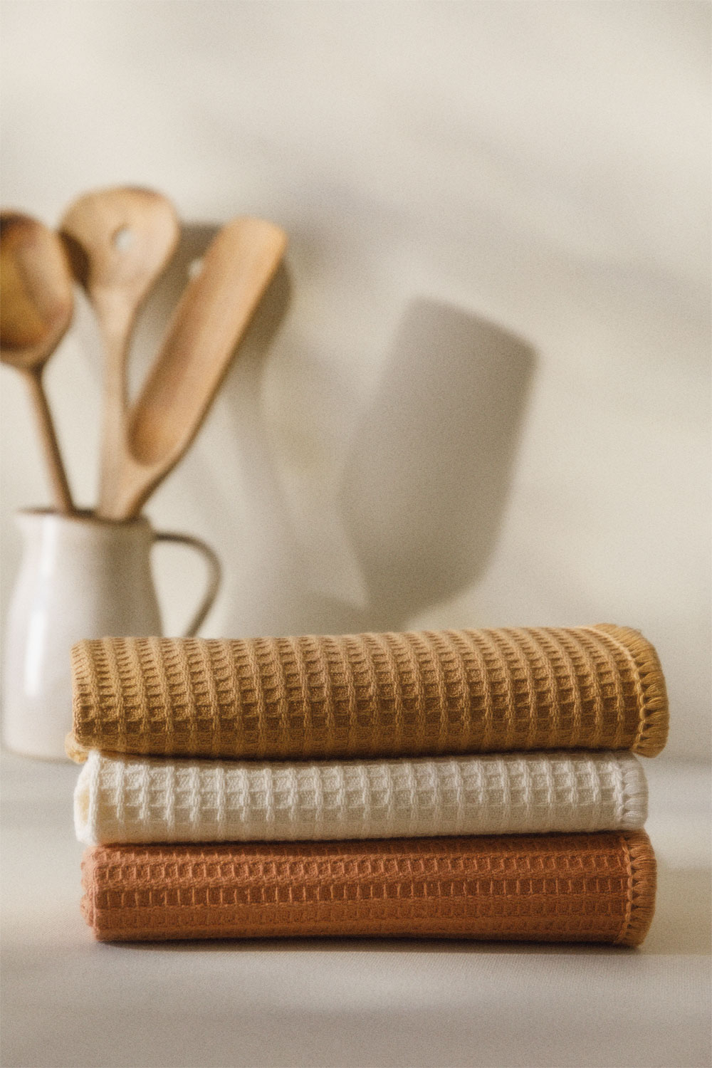 Melnik set of 3 cotton kitchen towels SKLUM