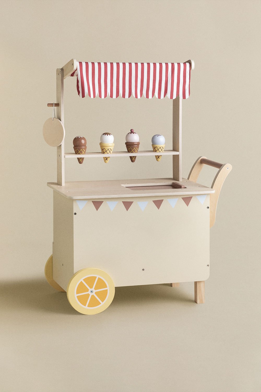 Wooden ice on sale cream cart