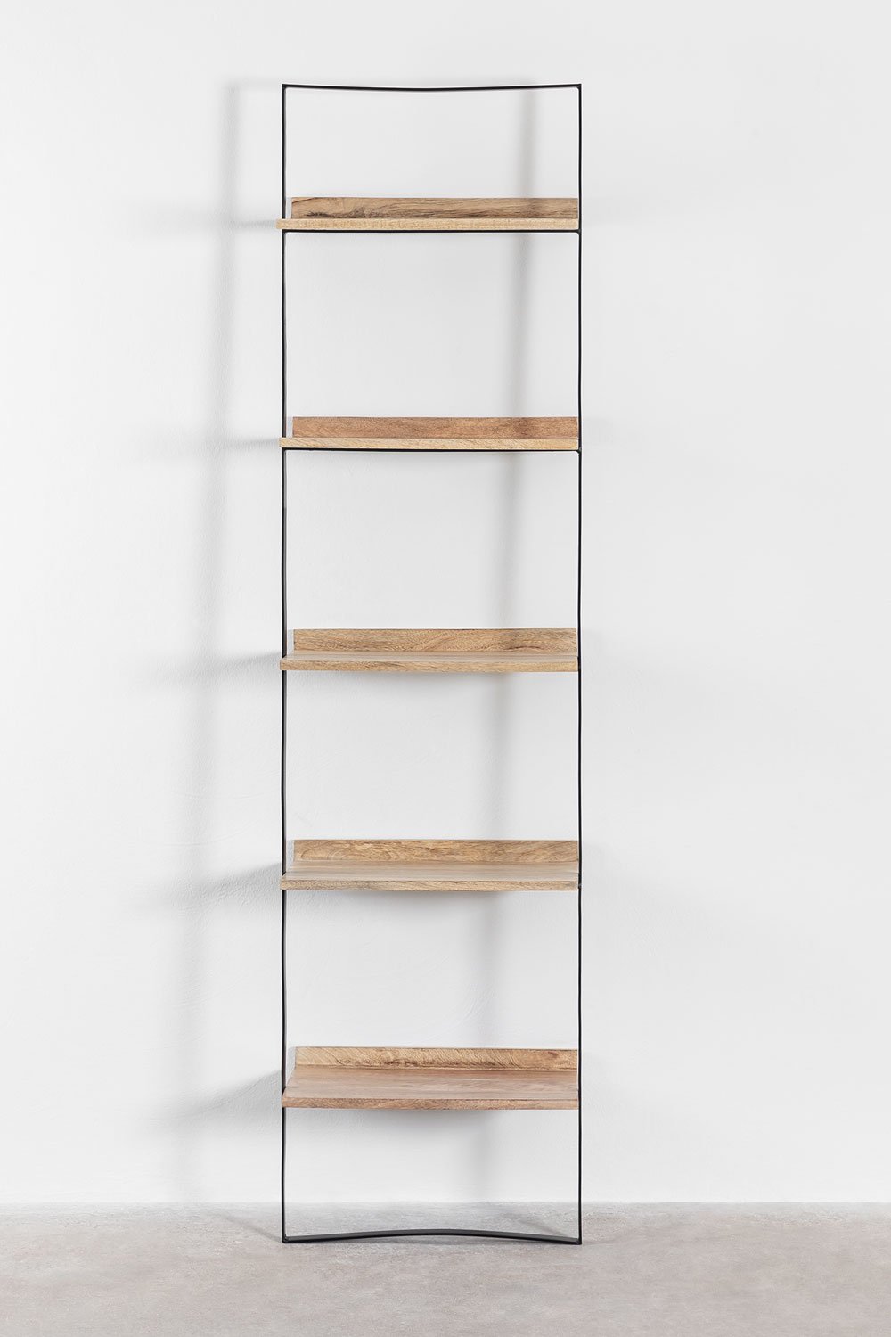 Wall shelf in mango wood and Tyrp metal  , gallery image 3