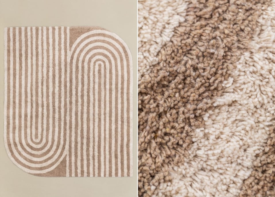 Cotton rug (246x160 cm) Yasmiin